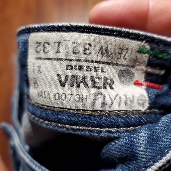Diesel Industry Jeans Made in Italy Viker R Box Denim Jeans Pants  Size 32 x 32 - Picture 6 of 9